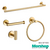 Kit de accesorios Baño Acero Inoxidable Gold x 4 - B71DO - comprar online