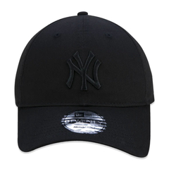 Boné Aba Curva New Era NY Yankees Strapback 9TWENTY MLB Preto