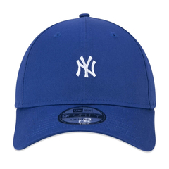 Boné New Era 9FORTY Snapback MLB NY Yankees Mini Logo Aba Curva Royal