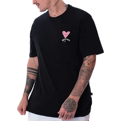 Camiseta Approve Heart Basic Preta