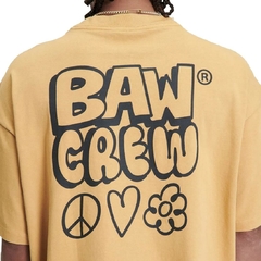 Camiseta Baw New Over Crew Amarela na internet