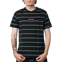 Camiseta DC Shoes Kingpin Striped Preta/Multicor