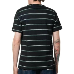 Camiseta DC Shoes Kingpin Striped Preta/Multicor na internet