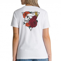 Camiseta Vans Bloom Skull Branca - comprar online