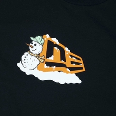 Camiseta Infantil New Era Snow Flag Preto na internet
