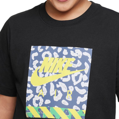 Camiseta Infantil Nike Sportswear Club Tee Preta na internet