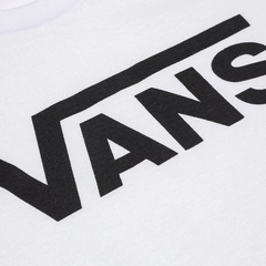 Camiseta Infantil Vans Classic Flying V Crew Branca - comprar online