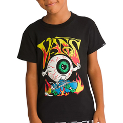 Camiseta Infantil Vans Eyeballie Preta - comprar online