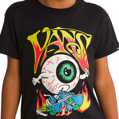 Camiseta Infantil Vans Eyeballie Preta na internet