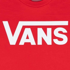 Camiseta Infantil Vans Flying V Crew Classic Vermelha na internet