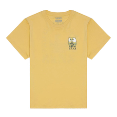 Camiseta Infantil Vans Owl Crew Tee Ochre Amarela
