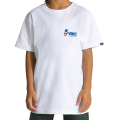 Camiseta Infantil Vans Skull Slice SS Branca
