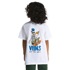 Camiseta Infantil Vans Skull Slice SS Branca - comprar online