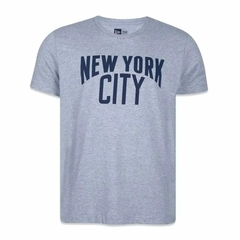 Camiseta New Era New York City Back School Cinza