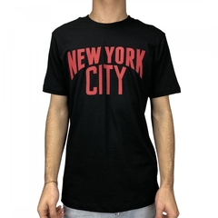 Camiseta New Era New York City Back School Preto