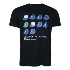 Camiseta New Era Regular MLB Los Angeles Dodgers Core Preto