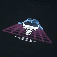 Camiseta New Era Regular NBA Chicago Bulls Tecnologic Preta na internet
