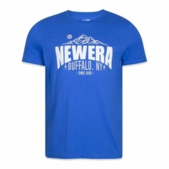 Camiseta New Era Regular Outdoor Buffalo Azul