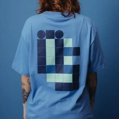 Camiseta Öus Ladrilho Alaska Azul - loja online