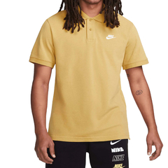 Camiseta Polo Nike Sportswear Club Mostarda