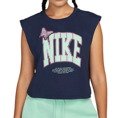 Camiseta Regata Feminina Nike Sportswear Marinho