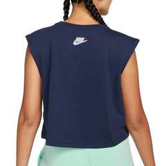 Camiseta Regata Feminina Nike Sportswear Marinho - comprar online