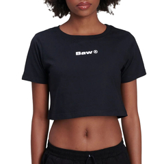 Cropped Baw Clothing Institutional Colors Basic Preta