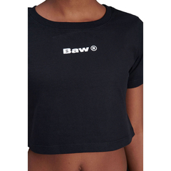 Cropped Baw Clothing Institutional Colors Basic Preta - comprar online