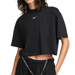 Cropped Nike Sportswear Essential Mock Preto