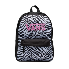 Mochila Vans Girls R Zebra Daze Preto/Branco/Rosa