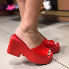 Tamanco Melissa Posh Vermelho - comprar online