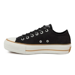 Tênis Chuck Taylor All Star Lift Plataforma Summer Utility Preto/Amêndoa Ox - comprar online