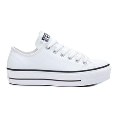 Tênis Converse Casual Chuck Taylor All Star Platform Lift Ox Branco