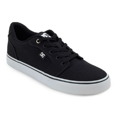 Tênis Infantil DC Shoes Anvil Tx La Preto/Branco - comprar online