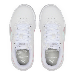 Tênis Infantil Puma Carina 2.0 Holo Sneakers Branco/Prata