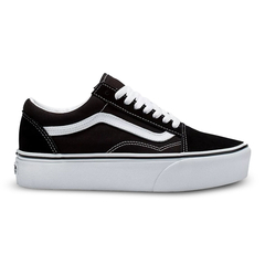 Tênis Vans Old Skool Plataforma Preto/Branco Clássico