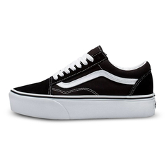 Tênis Vans Old Skool Plataforma Preto/Branco Clássico - comprar online