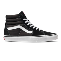 Tênis Vans SK8-Hi Preto/Branco Clássico