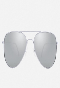 Óculos De Sol | Aviador Prata Espelhado