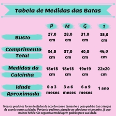 Bata com Calcinha e Tiara Nicole - comprar online