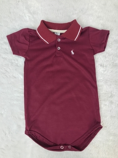 Polobody Vinho (Gola com Listra) Polo Ralph Lauren - G