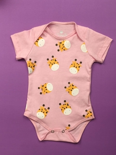 Body Mini Girafinhas Rosa