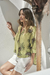 CAMISA INES - PALM VERDE - Mila Chemin