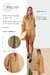 VESTIDO MEGHAN - LINO FOIL - TOSTADO - tienda online