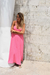 VESTIDO JOAQUINA - LISO ROSA - comprar online