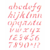 OPA1399 - Stencil Alfabeto Minúsculo. - comprar online