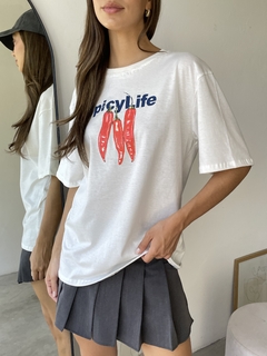 REMERON OVERSIZE ESTAMPADO "SPICY LIFE" - Remeron SPICY en internet