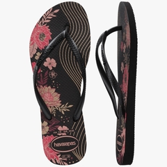 CHINELO HAVAIANAS 06/2023 SLIM ORGANIC PRETO/PRETO - comprar online