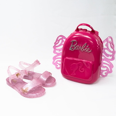 Sandalia Grendene Barbie Butterfly 11/2020 22370 Rosa/glitter