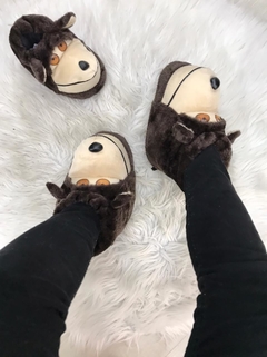 Pantufa Pe Quentinho Urso 05/2021 Marrom - comprar online